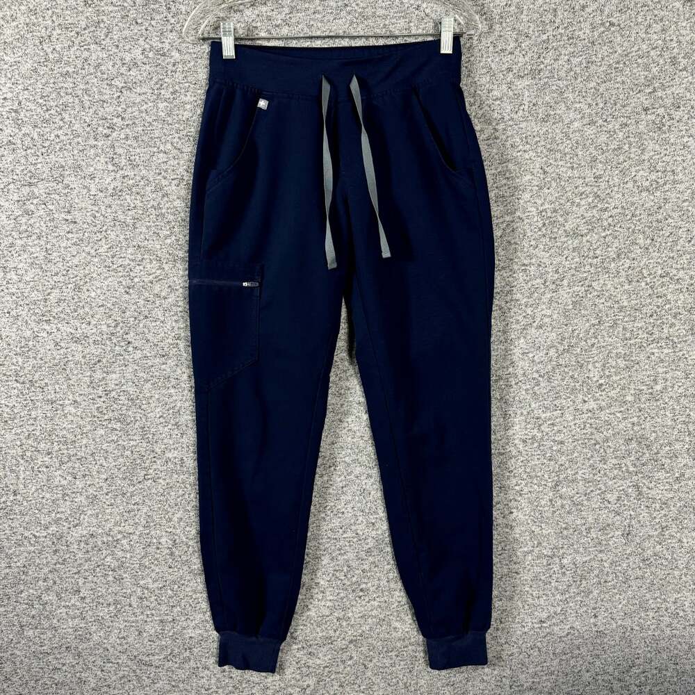 Figs Women’s Size XS Blue Zamora Cargo Scrub Pant - Pockets